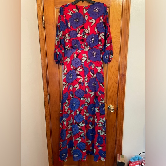 Lulus Blossoming Beauty Red Floral Print Long Sleeve Maxi Dress - Picture 5 of 10